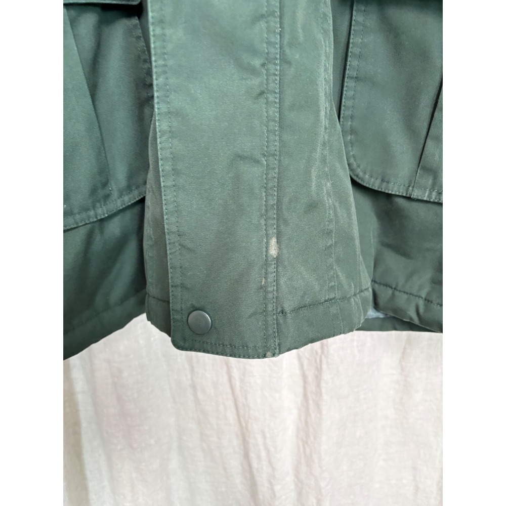 Moose Creek Mens XL Field Jacket Green Insulated Flannel Lined Hooded Parka Coat - Picture 2 of 10